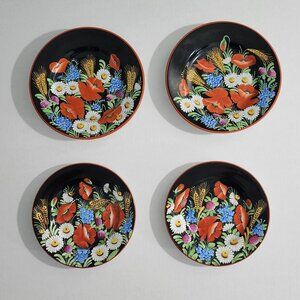 Vintage Ditmar-Urbach by Chodziez  Decorative Plate Set Made in Czechoslovakia